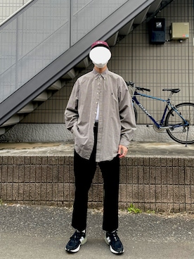 「NEAT（ニート）のアイテム（帽子）」を使った、しょうさん（メンズ・177cm）の冬コーディネート