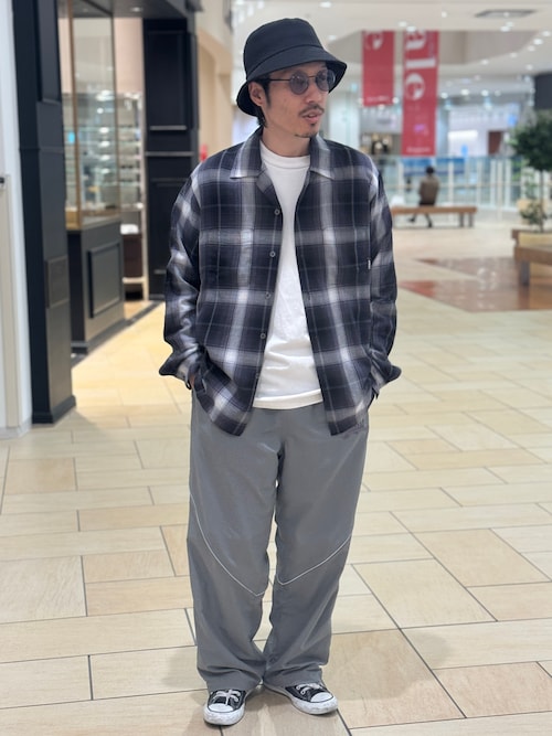 OMBRE CHECK SHIRT "NYC" / 長袖 オンブレーチェック シャツ "ニューヨーク シティ" / AVIREX / アヴィレックス