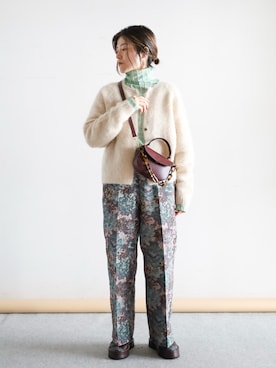 「アイテム（その他小物）」を使った、kamata.さん（レディース・158cm）の秋コーディネート