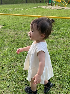 「おんなのこコーデ」｜「アイテム（サンダル）」を使った、annaさん（キッズ・80cm）の夏コーディネート
