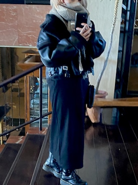 ゆんさん（レディース・155cm）の冬コーディネート