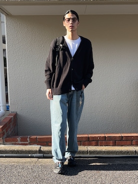 「アイテム（シューズ）」を使った、Takuya  Kobayashiさん（メンズ・176cm・30代）の冬コーディネート