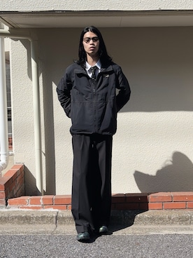 「SALOMON（サロモン）のアイテム」を使った、Takuya  Kobayashiさん（メンズ・176cm）の冬コーディネート