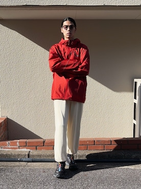 「アイテム（スニーカー）」を使った、Takuya  Kobayashiさん（メンズ・176cm・30代）の冬コーディネート