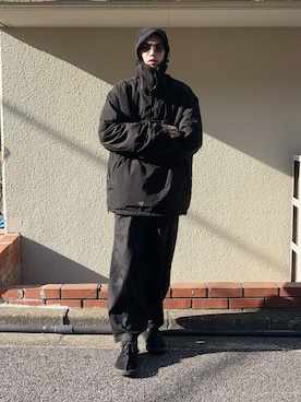 「アイテム（ブーツ）」を使った、Takuya  Kobayashiさん（メンズ・176cm・30代）の冬コーディネート