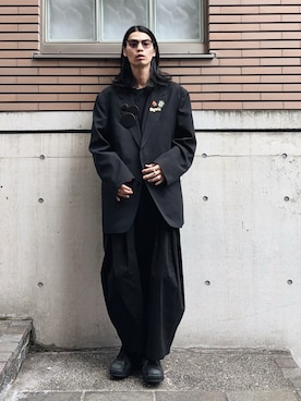 「MoonStar（ムーンスター）のアイテム」を使った、Takuya  Kobayashiさん（メンズ・176cm）の春コーディネート