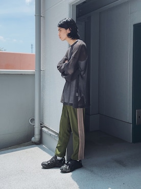 「ジーユー」｜Takuya  Kobayashiさん（メンズ・176cm）の夏コーディネート