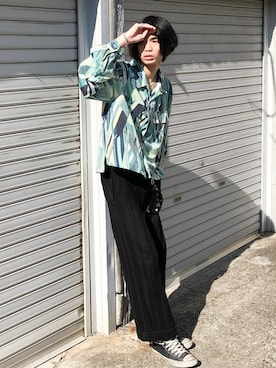 「ハイカットスニーカー」｜Takuya  Kobayashiさん（メンズ・176cm）の春コーディネート