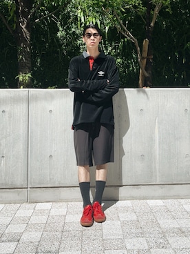 「アイテム（ソックス/靴下）」を使った、Takuya  Kobayashiさん（メンズ・176cm）の夏コーディネート