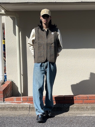 「SALOMON(サロモン)のSALOMON XT-4 OG / サロモン エックスティーフォー オージー(スニーカー)」を使った、Takuya Kobayashiさん(メンズ・176cm)の冬コーディネート