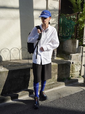 「アイテム（スニーカー）」を使った、Takuya  Kobayashiさん（メンズ・176cm・30代）の夏コーディネート