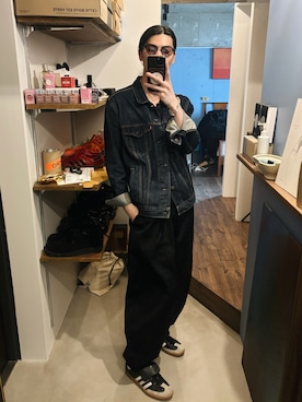 「アイテム（ジャケット/アウター）」を使った、Takuya  Kobayashiさん（メンズ・176cm）の夏コーディネート