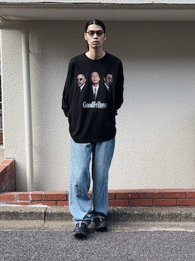 「SALOMON（サロモン）のアイテム」を使った、Takuya  Kobayashiさん（メンズ・176cm）の冬コーディネート