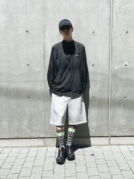 「アイテム（ブルゾン）」を使った、Takuya  Kobayashiさん（メンズ・176cm・30代）の夏コーディネート