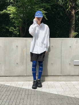 「アイテム（ソックス/靴下）」を使った、Takuya  Kobayashiさん（メンズ・176cm・20代）の夏コーディネート