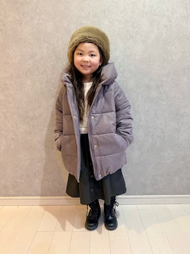 「ikka（イッカ）のアイテム」を使った、kii_memeさん（キッズ・157cm）の冬コーディネート