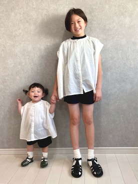 kii_memeさん（キッズ・140cm）の夏コーディネート
