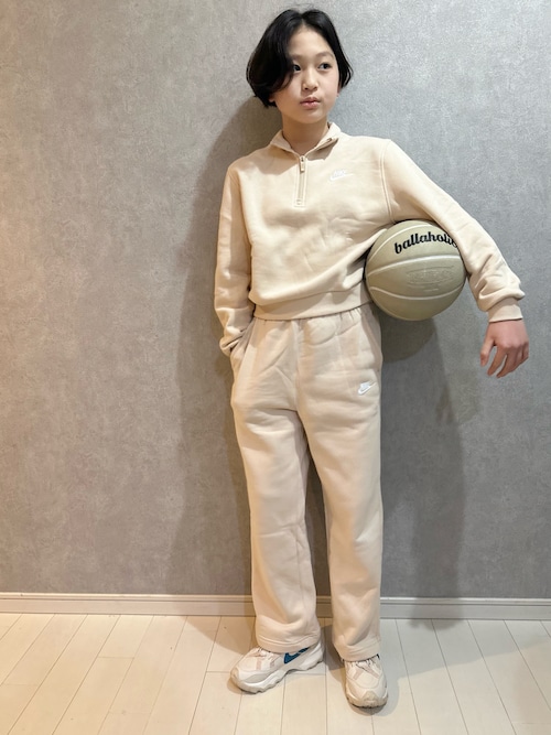 セール】NIKE/ナイキ キッズ スウェット ZIP/Hガールズ NSW L/S