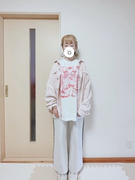 「Handmade（ハンドメイド）のアイテム」を使った、𝚖 𝚎 𝚛 𝚘 ⋈*｡ﾟさん（レディース・156cm）の秋コーディネート