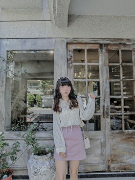 「MK MICHEL KLEIN（エムケーミッシェルクラン）のアイテム」を使った、Krystalさん（レディース・160cm）の夏コーディネート