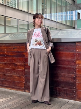 Megumi Kounoさん（レディース・153cm）の夏コーディネート