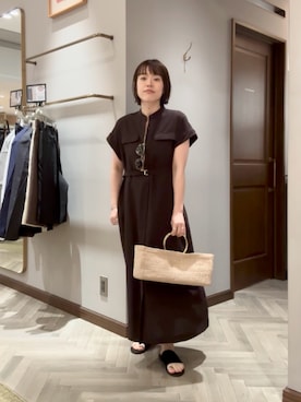 「COTTO（コトゥー）のアイテム」を使った、Megumi Kounoさん（レディース・153cm）の夏コーディネート