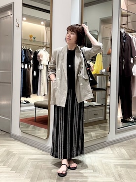 Megumi Kounoさん（レディース・153cm）の夏コーディネート