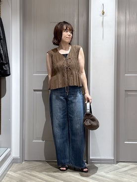 Megumi Kounoさん(レディース・153cm)の夏コーディネート