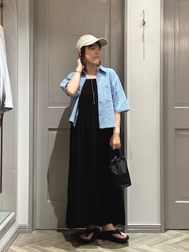 「THOUSAND MILE（サウザンドマイル）のアイテム」を使った、Megumi Kounoさん（レディース・153cm）の夏コーディネート