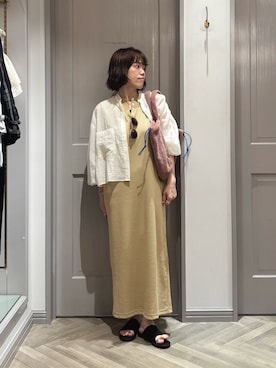 「BONGUSTA（ボングスタ）のアイテム」を使った、Megumi Kounoさん（レディース・153cm）の夏コーディネート