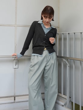 「LE CIEL BLEU（ルシェルブルー）のアイテム」を使った、lecielbleu_officialさん（レディース・160cm）の秋コーディネート