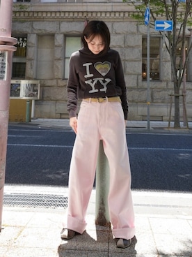 「LE CIEL BLEU（ルシェルブルー）のアイテム」を使った、lecielbleu_officialさん（レディース・160cm）の夏コーディネート