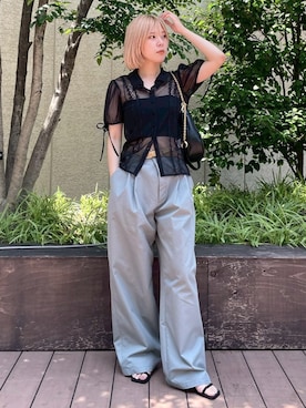 lecielbleu_officialさん(レディース・160cm)の夏コーディネート