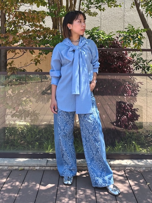LE CIEL BLEU staff accountlecielbleu_officialさんのシャツ/ブラウス 