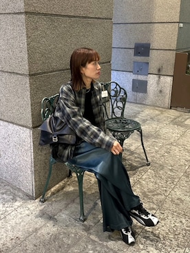 「LE CIEL BLEU（ルシェルブルー）のアイテム」を使った、lecielbleu_officialさん（レディース・160cm）の春コーディネート