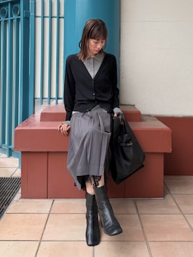 「LE CIEL BLEU（ルシェルブルー）のアイテム」を使った、lecielbleu_officialさん（レディース・160cm）の秋コーディネート