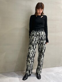IRENE（アイレネ）の「Cut Out Detail Knit tops（ニット