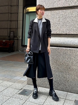 「LE CIEL BLEU（ルシェルブルー）のアイテム」を使った、lecielbleu_officialさん（レディース・160cm）の春コーディネート