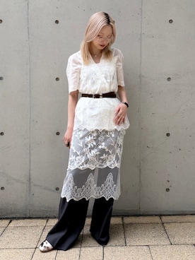 lecielbleu_officialさん（レディース・160cm）の春コーディネート