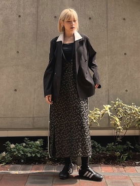 「LE CIEL BLEU（ルシェルブルー）のアイテム」を使った、lecielbleu_officialさん（レディース・160cm）の春コーディネート