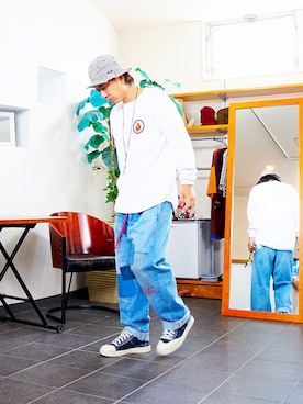 「glamb（グラム）のアイテム」を使った、MOREGAUCHE2KAZUYAさん（メンズ・169cm）の秋コーディネート