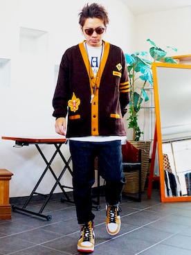「MSML（エムエスエムエル）のアイテム」を使った、MOREGAUCHE2KAZUYAさん（メンズ・169cm）の秋コーディネート