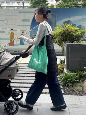 「hellam（へラム）のアイテム」を使った、imさん（レディース・164cm）の春コーディネート