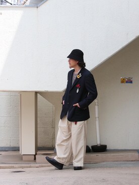 ハットを使った アメトラ のメンズ人気ファッションコーディネート Wear ハットを使った アメトラ のメンズ人気ファッションコーディネート Wear