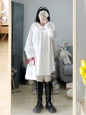 包比 ฅ՞•ﻌ•՞ฅさんのコーディネート