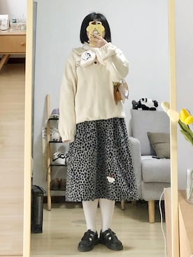 包比 ฅ՞•ﻌ•՞ฅさんのコーディネート