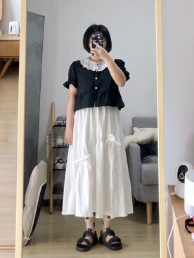 包比 ฅ՞•ﻌ•՞ฅさんのコーディネート