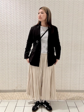 後藤綾乃さん（レディース・165cm）の冬コーディネート