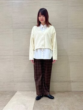 後藤綾乃さん(レディース・165cm)の冬コーディネート
