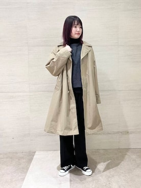 後藤綾乃さん(レディース・165cm)の冬コーディネート